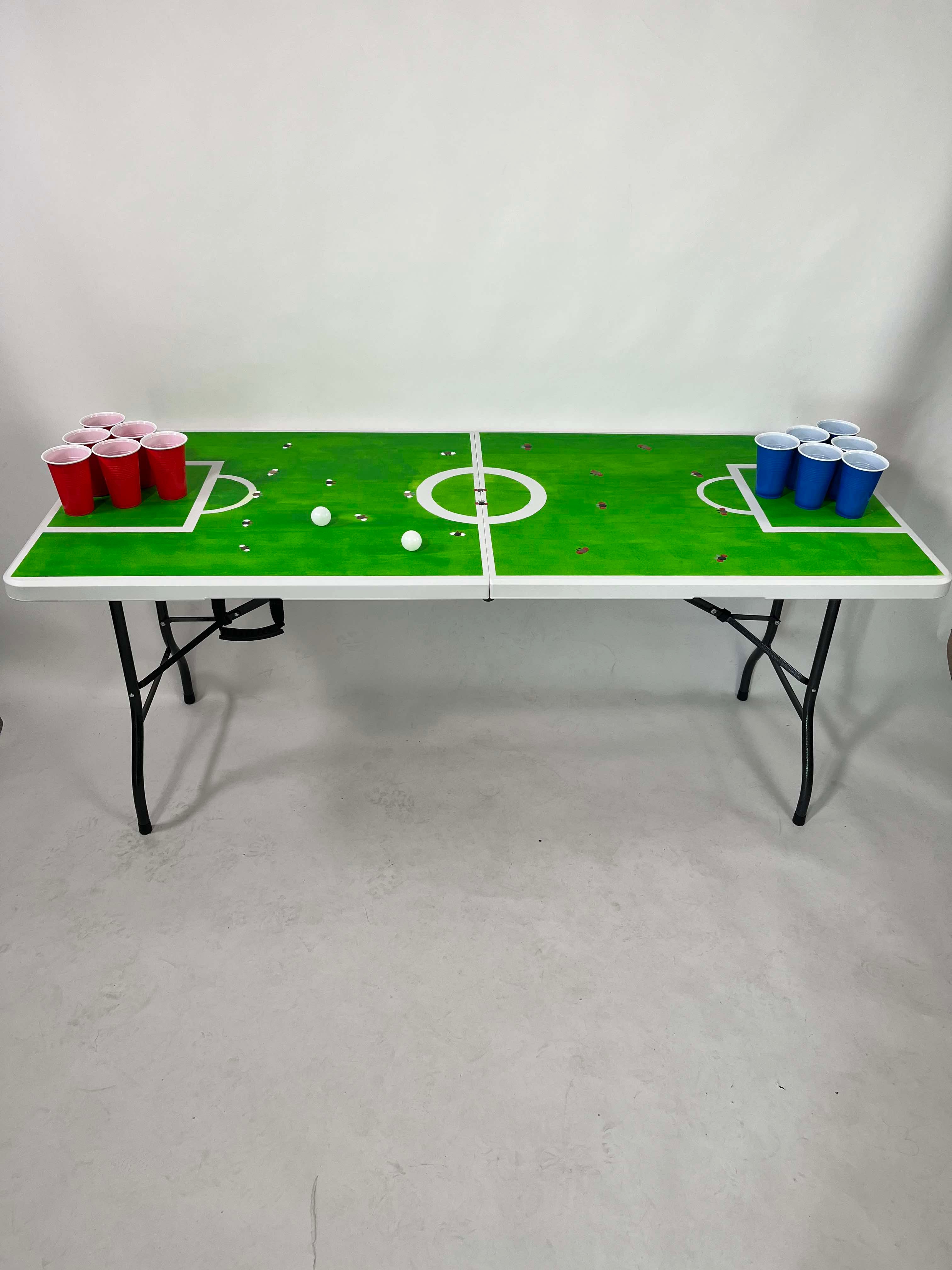 Beer Pong Bord - Football Edition (leje)